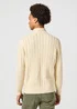 Wrangler Half Zip Knit Ecru