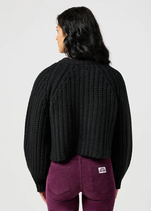 Wrangler Puff Sleeve Sweater Black
