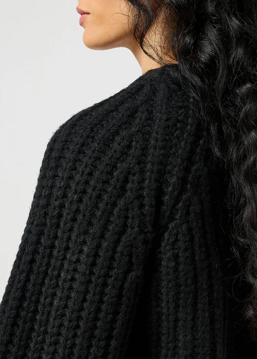 Wrangler Puff Sleeve Sweater Black