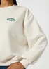 Wrangler Oversized Sweatshirt Vintage White