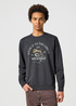 Wrangler Crewneck Sweatshirt Faded Black - 112357385