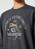 Wrangler Crewneck Sweatshirt Faded Black - 112357385