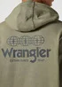 Wrangler Graphic Hoodie Dusty Olive