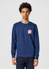 Wrangler Graphic Sweatshirt Navy