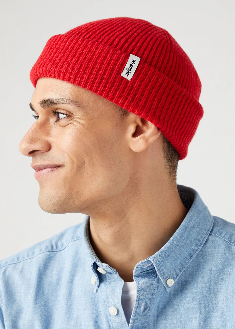 Wrangler Sign Off Beanie Red