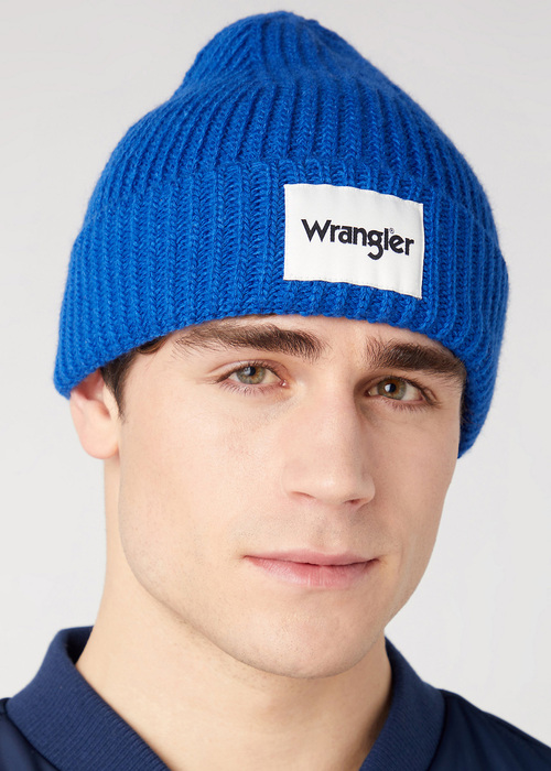 Wrangler Bib Beanie True Blue - W0L1UHF02