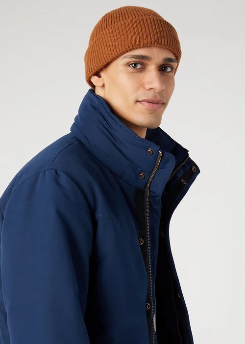 Wrangler Sign Off Beanie Leather Brown