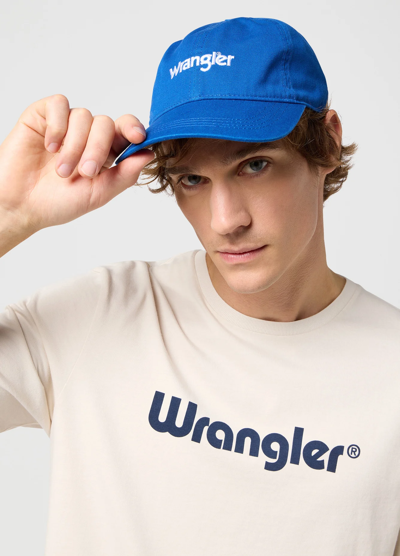 Wrangler Washed Logo Cap Wrangler Blue