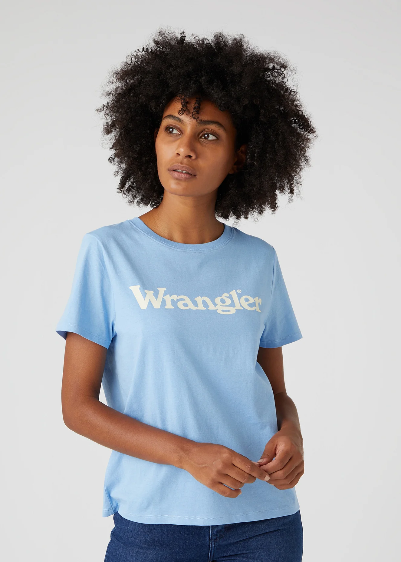 Wrangler Regular Tee Della Robia Blue