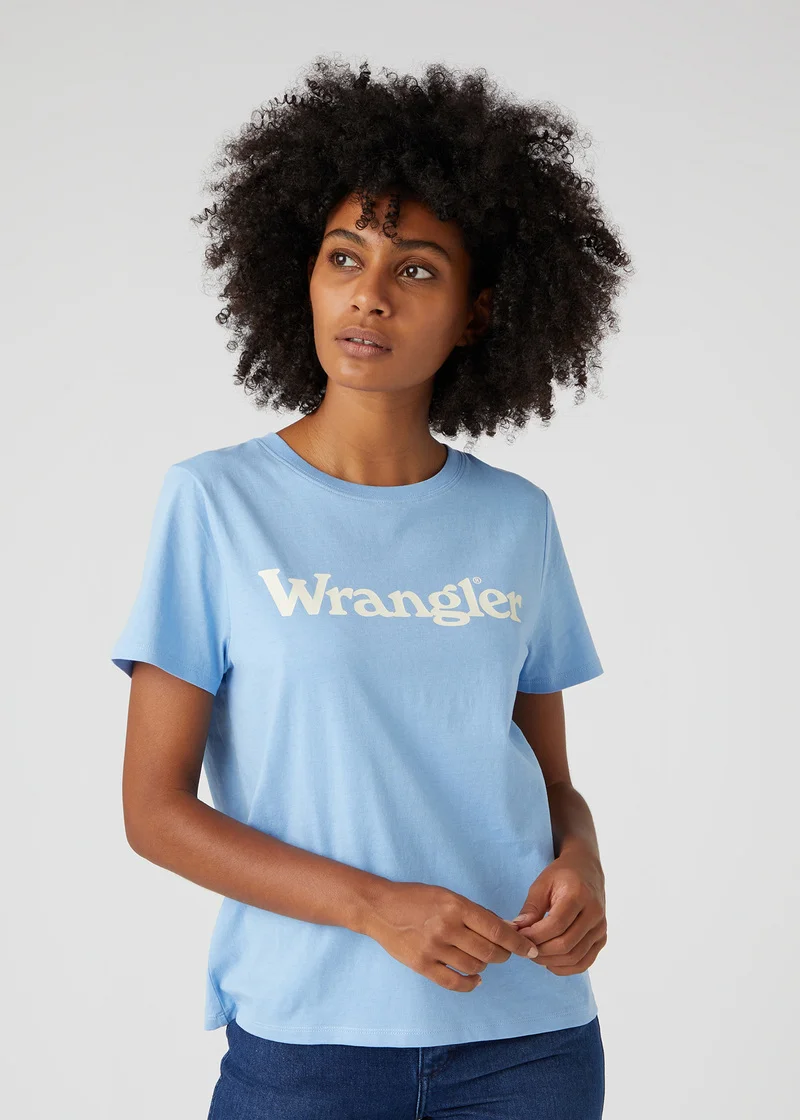 Wrangler Regular Tee Della Robia Blue