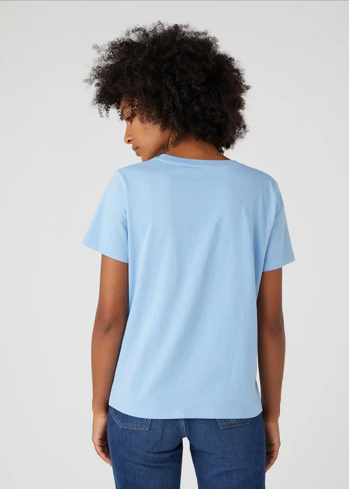 Wrangler Regular Tee Della Robia Blue - W7N4GHB40