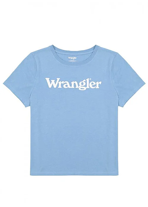 Wrangler Regular Tee Della Robia Blue - W7N4GHB40