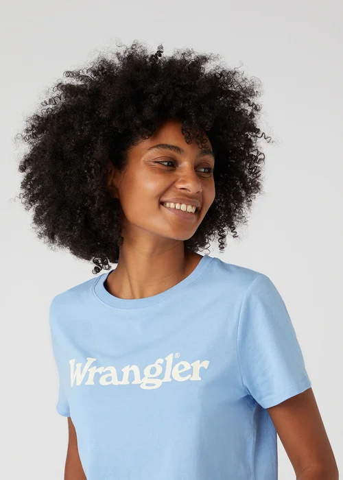 Wrangler Regular Tee Della Robia Blue - W7N4GHB40