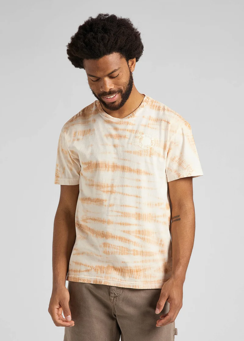 Lee Short Sleeve Tie Dye Tee Sunset