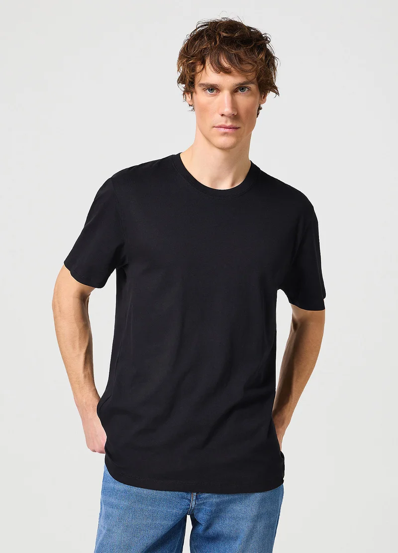 Wrangler 2 Pack Tee Black