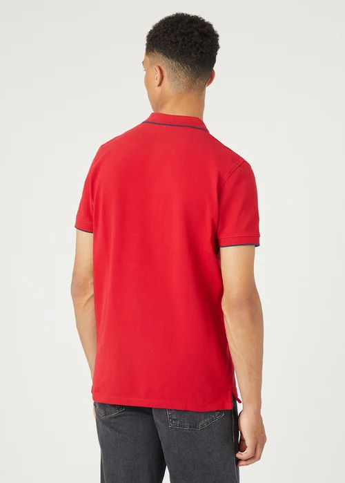 Wrangler Polo T Shirt Red