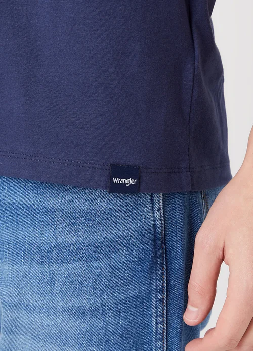 Wrangler 2 Pack Tee Navy