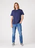 Wrangler 2 Pack Tee Navy