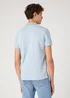 Wrangler Polo Shirt Blue Fog