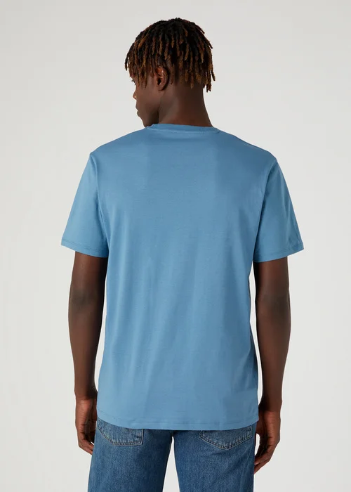 Wrangler 2 Pack Sign Off Tee Capitains Blue