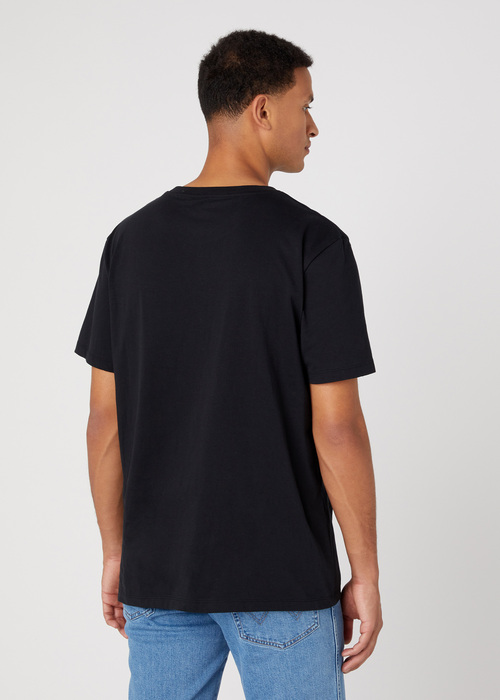 Wrangler Logo Tee Faded Black - W760EEXV6