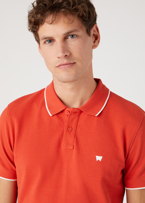 Wrangler Polo Shirt Paprika - W7BHK4R41