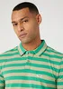 Wrangler Stripe Polo Tea Leaf