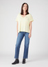 Wrangler Drapey V Neck Tee French Vanil - W7XKEVX6Z