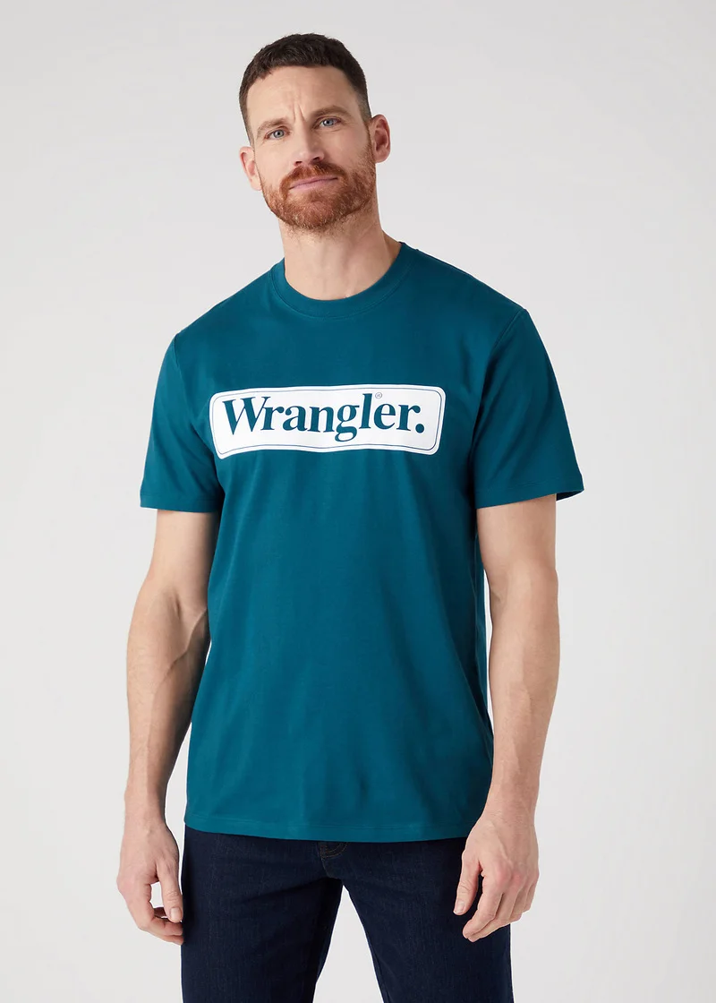 Wrangler Tee Deep Teal Green