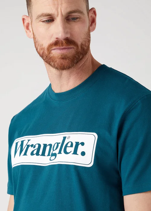 Wrangler Tee Deep Teal Green
