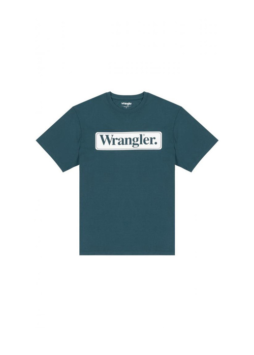 Wrangler Tee Deep Teal Green - W70SEEG03