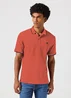 Wrangler Polo Shirt Burnt Sienna