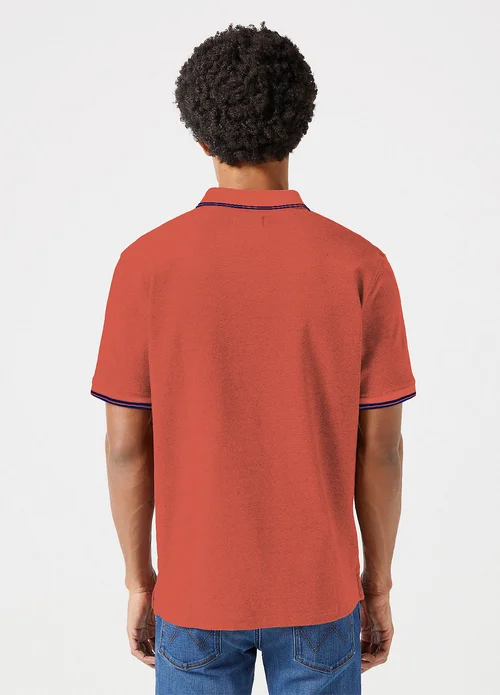 Wrangler Polo Shirt Burnt Sienna