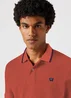 Wrangler Polo Shirt Burnt Sienna