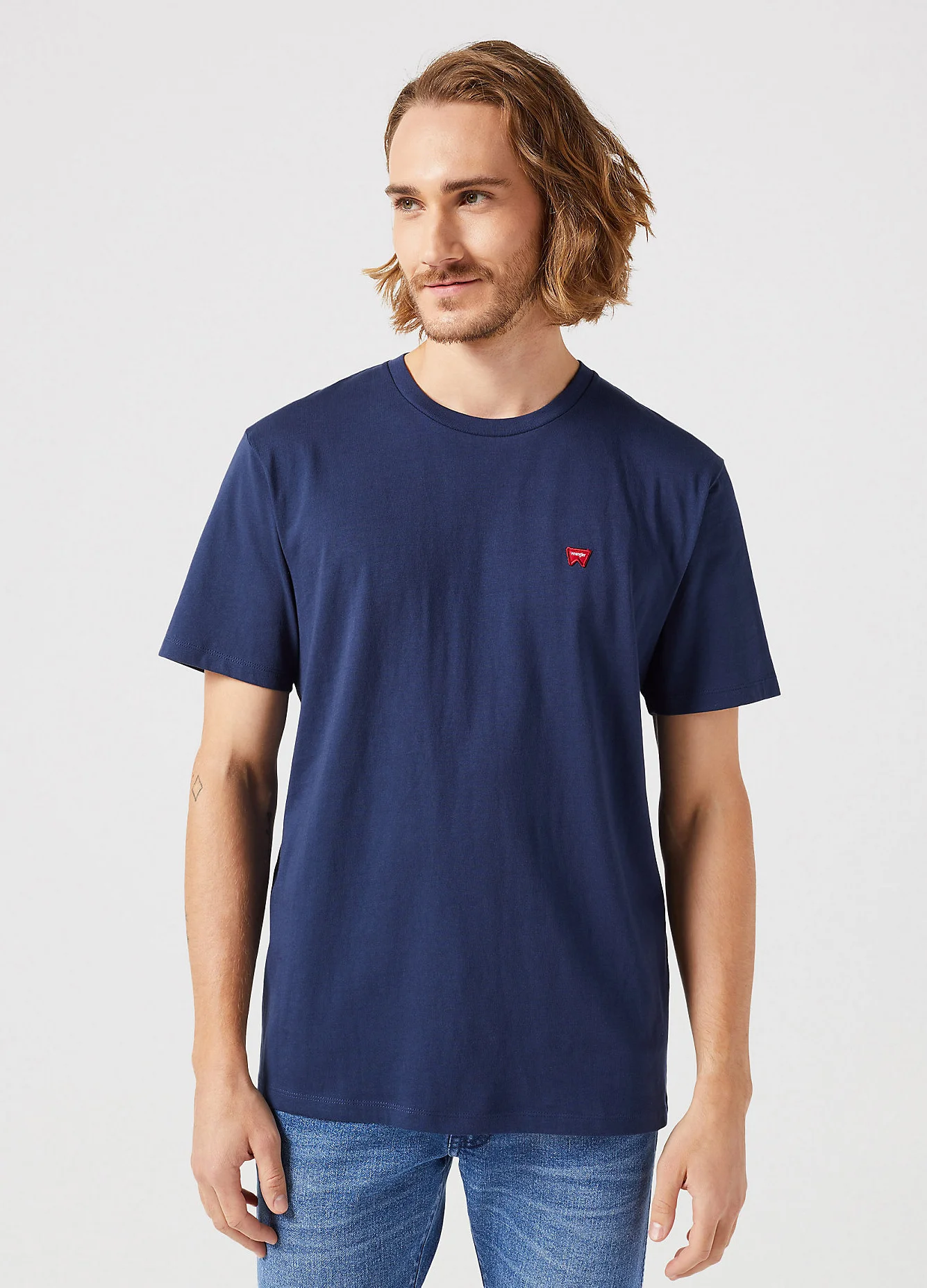 Wrangler Sign Off Tee Navy