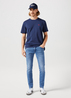 Wrangler Sign Off Tee Navy - 112350434