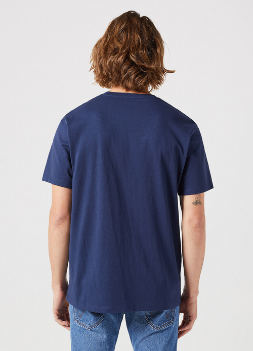 Wrangler Sign Off Tee Navy - 112350434