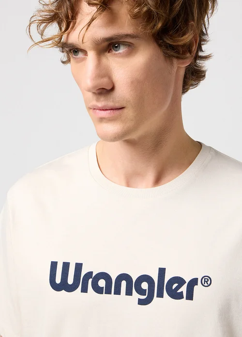 Wrangler Logo Tee White