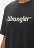 Wrangler Logo Tee Black