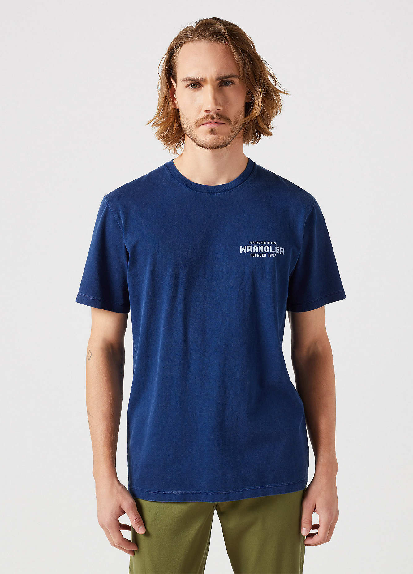 Wrangler Graphic Tee Navy - 112350530