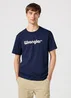 Wrangler Logo Tee Navy