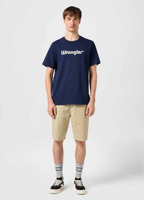 Wrangler Logo Tee Navy