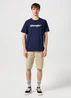 Wrangler Logo Tee Navy