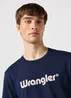 Wrangler Logo Tee Navy