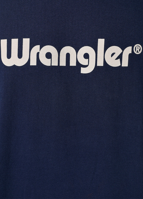 Wrangler Logo Tee Navy - 112350524