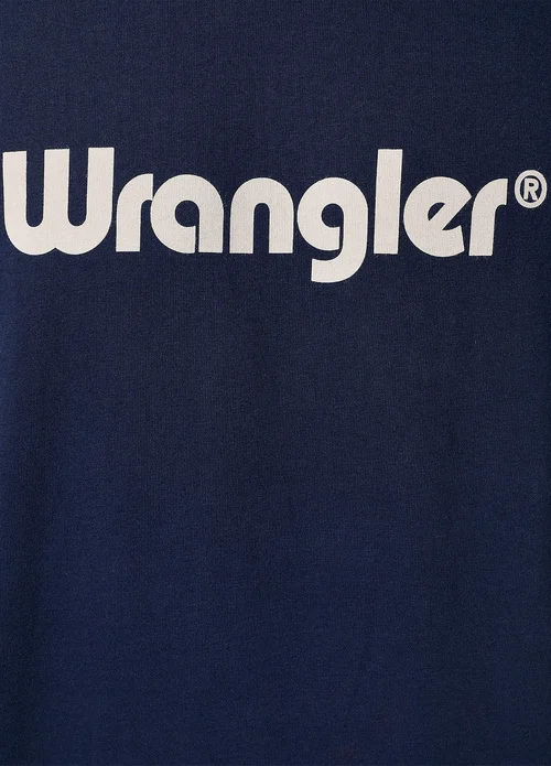 Wrangler Logo Tee Navy