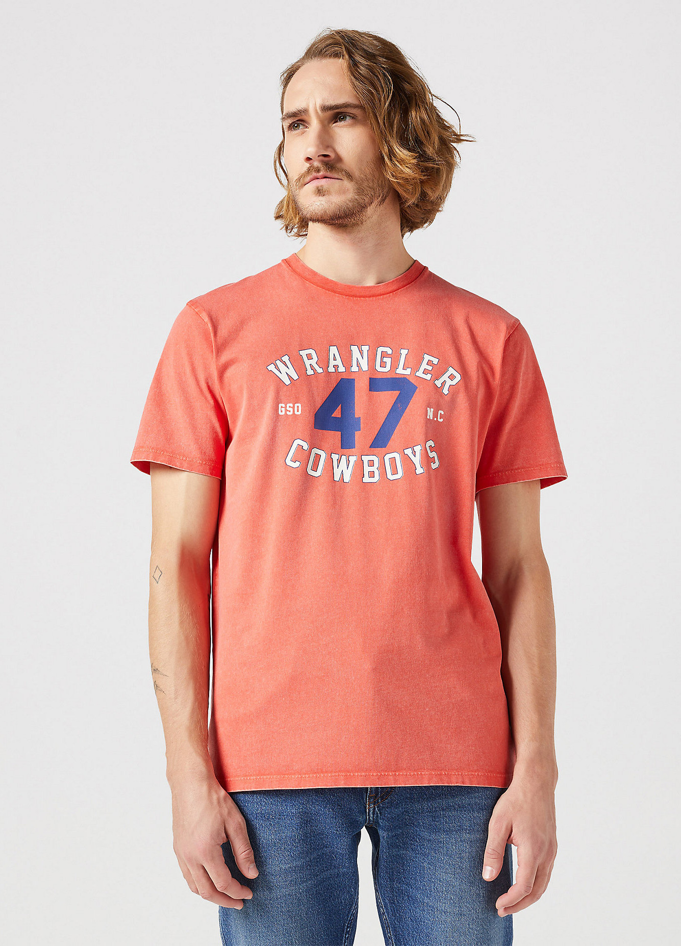 Wrangler Graphic Tee Burnt Sienna - 112350432