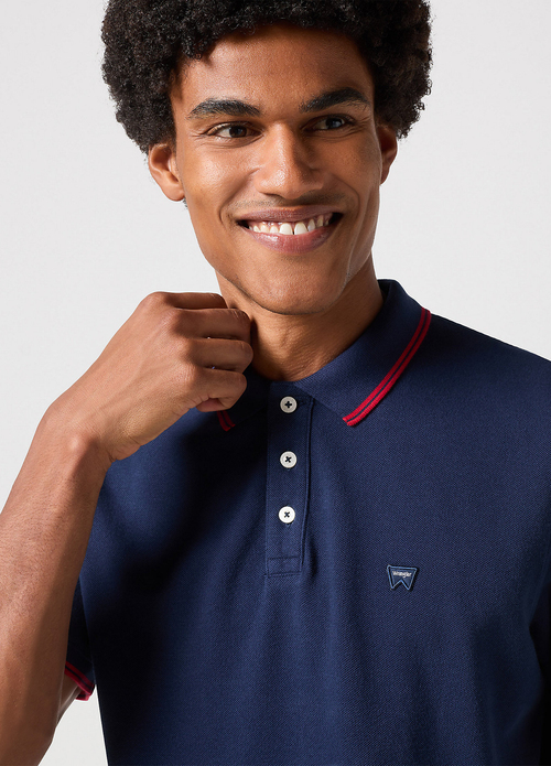 Wrangler Polo Shirt Navy - 112350403