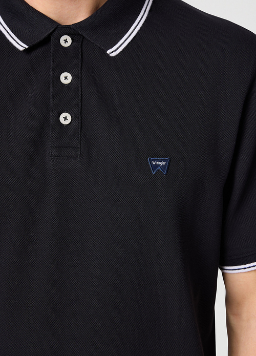 Wrangler Polo Shirt Black - 112350404