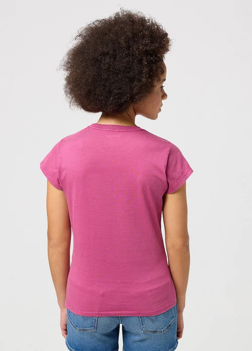 Wrangler Shrunken Band Tee Violet Quartz